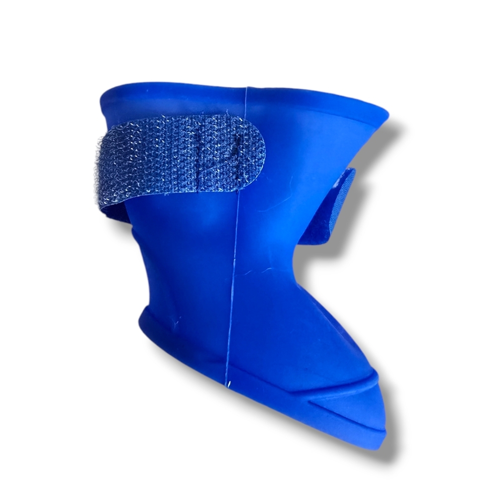 NWOT 🥀 PETSTORE Blue 4 PCS Waterproof Protective Silicone Dog Rain Boots - Picture 10 of 16